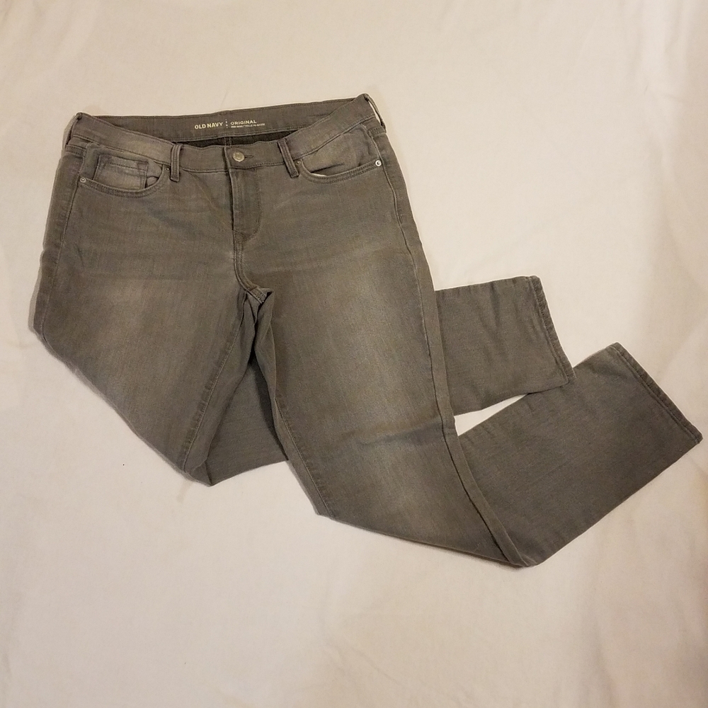Old Navy Grey Stretch Jeans